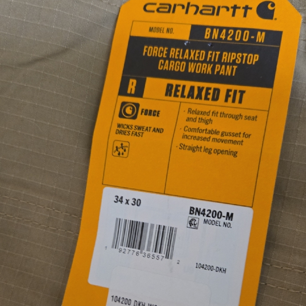 Carhartt Men's Beige Cargo Pants
